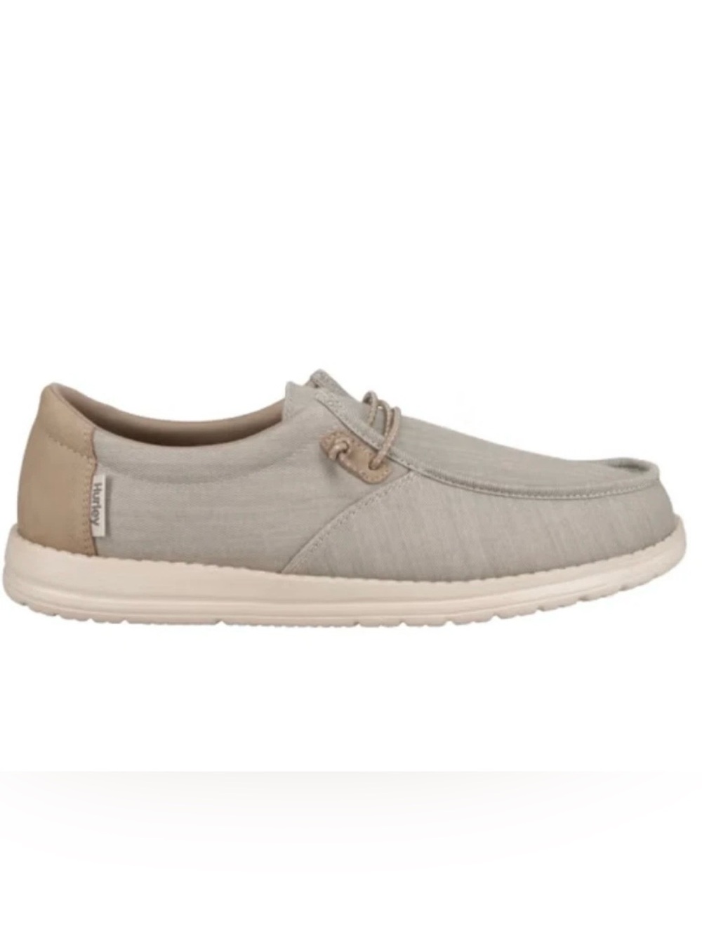 Hurley Men's Nesota Casual Sneaker Light Gray & Tan